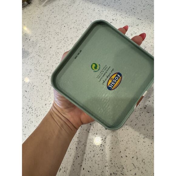 Fossil Dean Chronograph FS4613 Men’s Black Silicone Band Watch w/ Tin Box - Picture 14 of 15